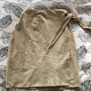 Real Vintage Chamois High Waisted Italian Skirt
